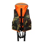 Жилет спасательный Flinc двухсторонний 80 кг (оранжевая основа, камуфляж внутри) - Фото 4