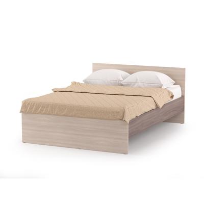 Каркас кровати двуспальной «Оптима», без основания, 1460×2040×800 мм, цвет шимо тёмный/шимо светлый