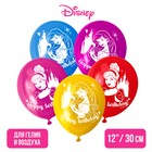 Воздушные шары, набор "Принцессы Happy Birthday", Disney (набор 5 шт) - Фото 1