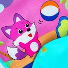 Развивающий музыкальный коврик «Пляж», пианино, 4 игрушки, зеркало, размер 73x48 см - Фото 12