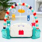 Развивающий музыкальный коврик «Пляж», пианино, 4 игрушки, зеркало, размер 73x48 см - Фото 10