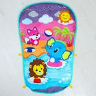 Развивающий музыкальный коврик «Пляж», пианино, 4 игрушки, зеркало, размер 73x48 см - Фото 3