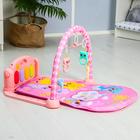 Развивающий музыкальный коврик «Малыш», пианино, 4 игрушки, зеркало, размер 110×83 см - Фото 1