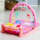 Развивающий музыкальный коврик «Малыш», пианино, 4 игрушки, зеркало, размер 110×83 см - Фото 3