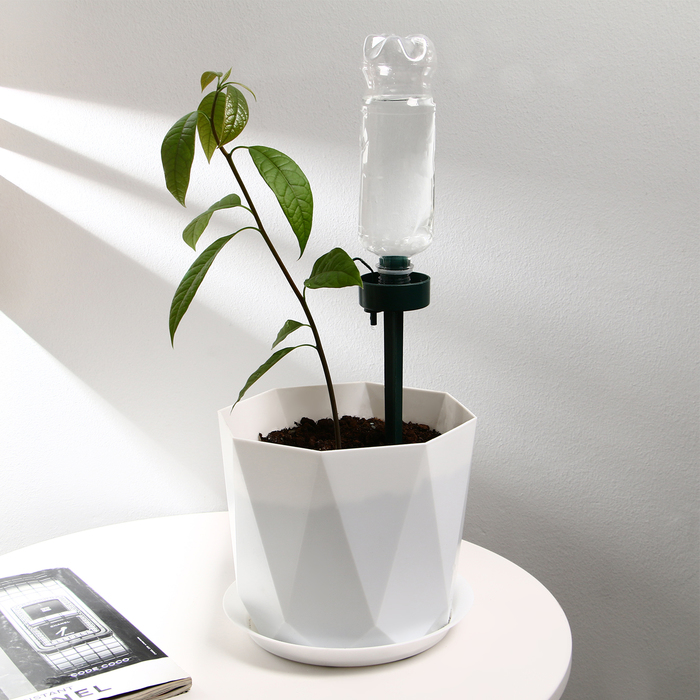 Автополив для комнатных растений, под бутылку, регулируемый, тёмно-зелёный, из пластика, высота 25 см, Greengo - фото 1908670172