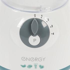 

УЦЕНКА Блендер ENERGY EN-268, 300 Вт, 1.5 л, 4 скорости, бело-зеленый