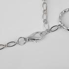 Бусы «Жемчужный мир» кольца с бусинами, цвет белый в серебре, 90 см - Фото 2
