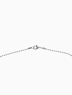 Бусы «Жемчужный мир» кольца с бусинами, белые в серебре, 90 см 6779354