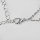 Бусы «Жемчужный мир» тонкие нити, цвет белый в серебре, длина 54 см - Фото 2