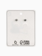 Серьги металл «Сердце», графика, цвет серебро - Фото 5