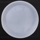 Тарелки одноразовые Мистерия, набор 12 шт., d=20.5 см, пластик, белый - Фото 2