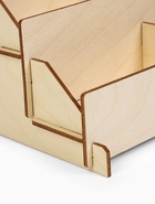 Подставка под открытки 12 ячеек по 10.8 см, 34.5×23×25 см, толщина 3 мм, бежевая - фото 59325332