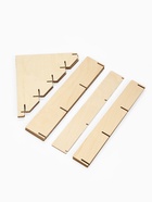 Подставка под открытки 12 ячеек по 10.8 см, 34.5×23×25 см, толщина 3 мм, бежевая - фото 59325334