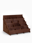 Подставка под открытки 12 ячеек, 34.5×23×25 см, толщина 3 мм, коричневый - Фото 3