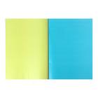 Бумага цветная двусторонняя, мелованная А4, 48 листов, 24 цвета "Разноцветные волны", в папке - Фото 2