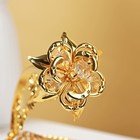 Фруктовница «Лист», 23×12×18 см, металл, золотистая - Фото 4