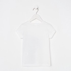 Футболка для девочки KAFTAN «Пони», белая, размер 28 (86-92 см) - Фото 9