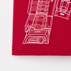 Футболка детская Transformers, рост 122-128 см, малиновая - фото 35238969