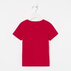 Футболка детская Transformers, рост 122-128 см, малиновая - фото 35238970