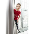 Футболка детская Transformers, рост 122-128 см, малиновая - фото 35238965