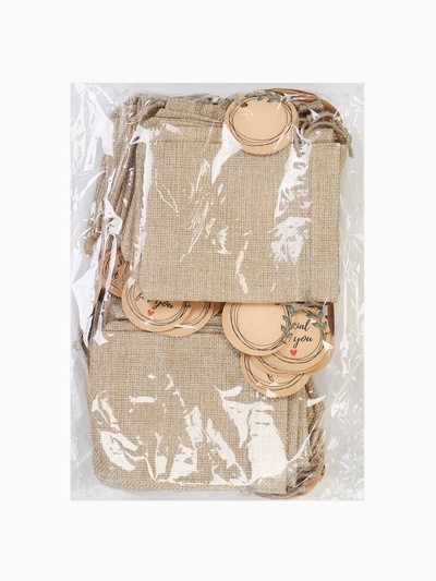 Мешочек подарочный «Для тебя», лён, 10×12 см, бежевый