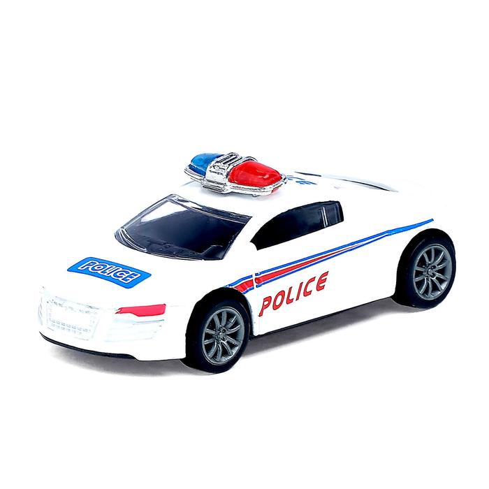 Машина металлическая «Полиция», масштаб 1:50, инерция, МИКС, в пакете