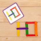 Игровой набор с палочками «Изучаем буквы», в пакете - фото 304585634