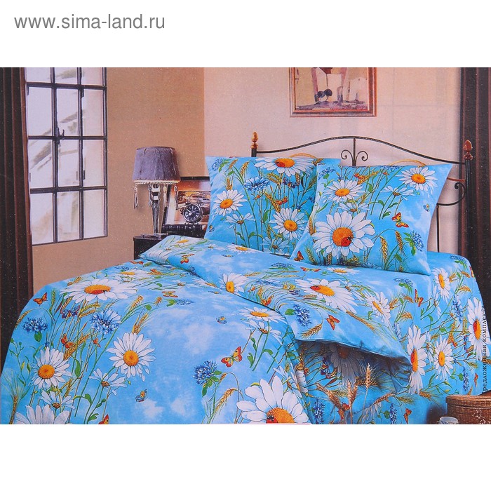 Постельное бельё Артпостель "Русское поле", 1,5 сп., размер 143х215 см, 150х214 см, 70х70 см - 2 шт. - Фото 1