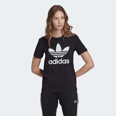 Adidas trefoil sales tee womens