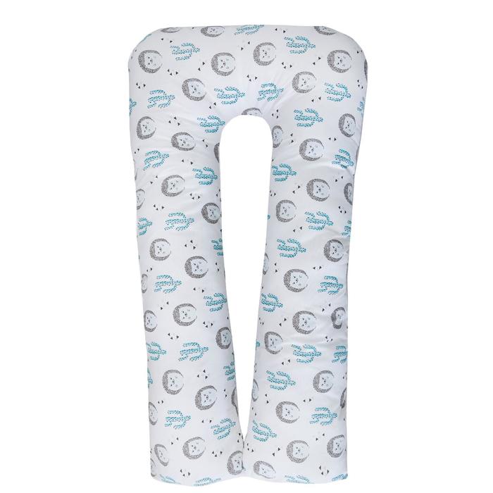 Наволочка к подушке для беременных U-образная «Ёжики», размер 340х35 см - Фото 1
