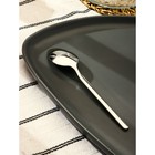 Ложка десертная из нержавеющей стали Magistro «Олин», длина 16 см, цвет серебряный - Фото 4