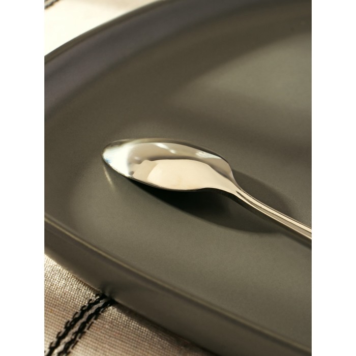 Ложка кофейная из нержавеющей стали Magistro «Эми», длина 12,5 см, цвет серебряный - фото 1908670609