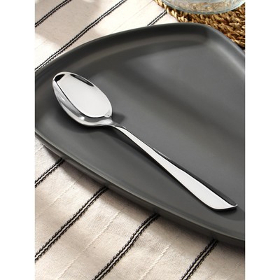 Ложка столовая Magistro «Эми», длина 20.5 см, нержавеющая сталь, серебристая