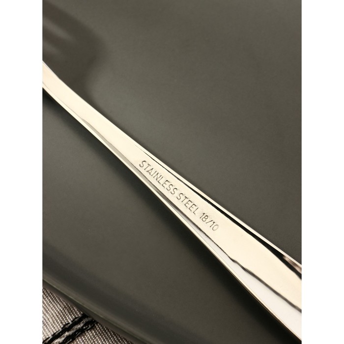 Вилка столовая из нержавеющей стали Magistro «Эми», h=20,5 см, цвет серебряный - фото 1902834104