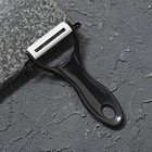 Набор кухонных принадлежностей «Гипноз», 6 предметов: ножи 5 шт., овощечистка, чёрный - Фото 4