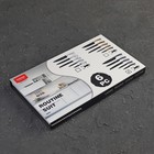 Набор кухонных принадлежностей «Гипноз», 6 предметов: ножи 5 шт., овощечистка, чёрный - Фото 6