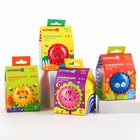 Развивающий тактильный мячик «Зверята», диаметр 8 см., цвет МИКС, Крошка Я - фото 24522491