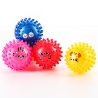 Развивающий тактильный мячик «Зверята», диаметр 8 см., цвет МИКС, Крошка Я - фото 24522492