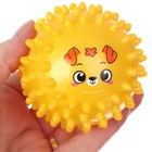 Развивающий тактильный мячик «Зверята», диаметр 8 см., цвет МИКС, Крошка Я - фото 24532669