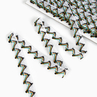 Тесьма «Уголки», ширина 2 см, намотка 25 м, цвет белый - Фото 1