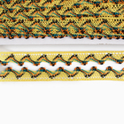 Тесьма «Уголки», ширина 2 см, намотка 25 м, цвет жёлтый - Фото 3