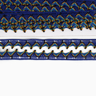 Тесьма «Уголки», ширина 2 см, намотка 25 м, цвет синий - Фото 3