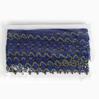 Тесьма «Уголки», ширина 2 см, намотка 25 м, цвет синий - Фото 4