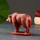 Фигура "Медведь" медь 9х11х5см - Фото 4