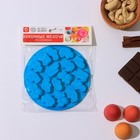 Форма для мармелада Доляна «Машинки», силикон, d=12 см, 17 ячеек, фиолетовая - Фото 5