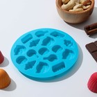 Форма для мармелада Доляна «Сладости», силикон, d=12 см, 16 ячеек, розовая - Фото 7