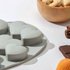 Форма для шоколада «Лямур», силикон, 20,5×19×2 см, 9 ячеек, цвет МИКС - Фото 2