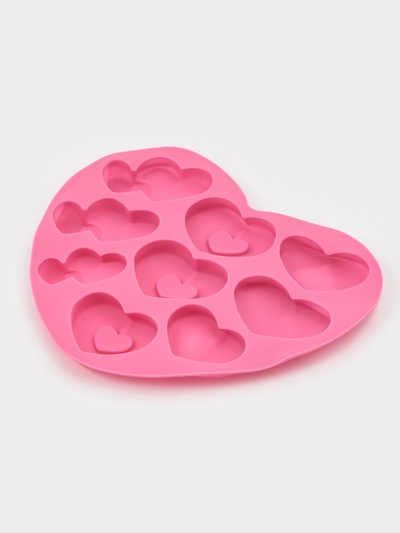 Форма для шоколада «Лямур», силикон, 20.5×19×2 см, 9 ячеек, МИКС