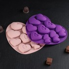 Форма для шоколада «Лямур», силикон, 20.5×19×2 см, 9 ячеек, МИКС - Фото 7