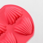 Форма для шоколада Доляна «Ракушки», 14.5×12.5×2 см, 4 ячейки (6×4.8 см), цвет МИКС - Фото 7